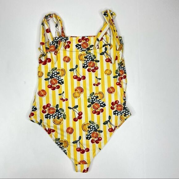 Show Me Your Mumu One Piece Mermaid Fruit Swimsuit Size Large - Picture 3 of 5